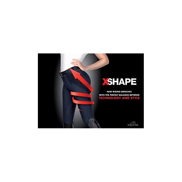 Equiline X-Shape Ridebukser med Full Grip